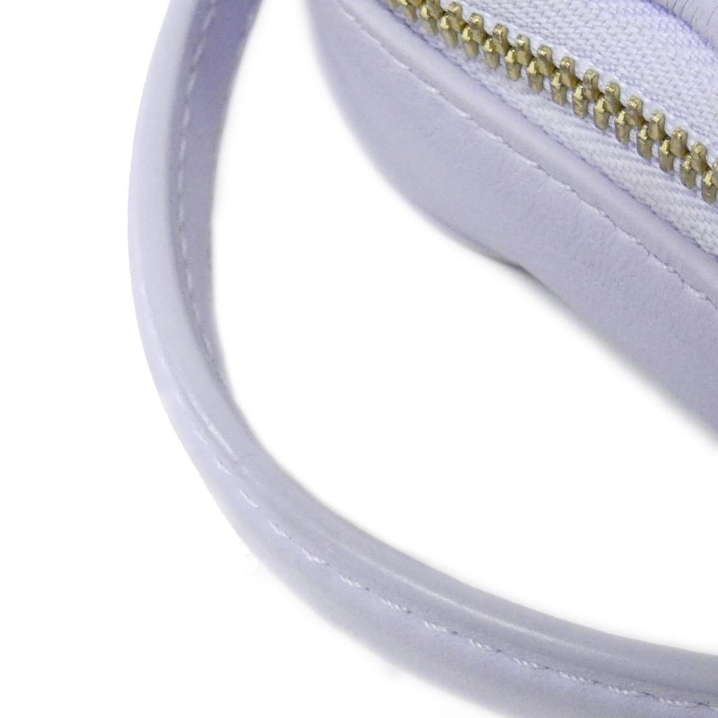 Louis Vuitton Purple Leather Pouch Shoulder Bag (Pre-Owned)