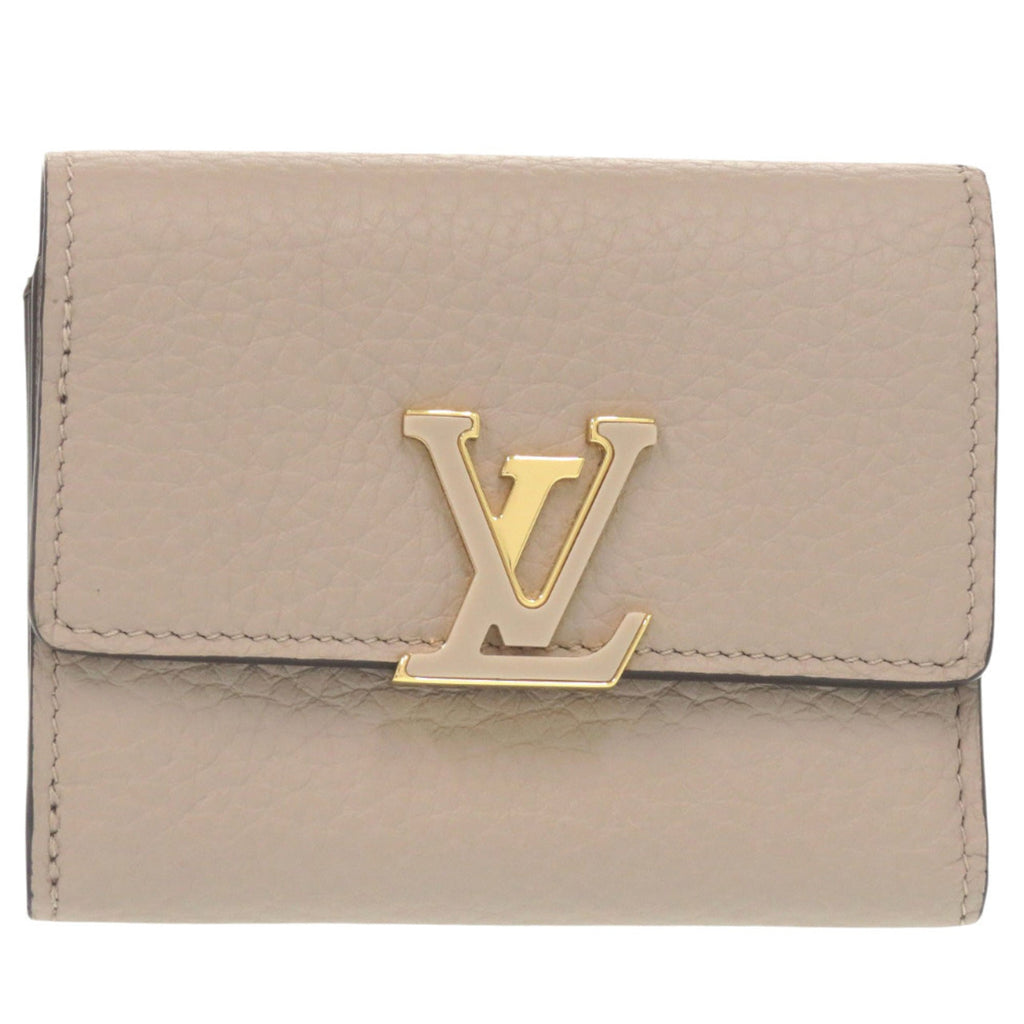 Louis Vuitton Galle Leather Wallet (Tri-Fold) (Pre-Owned)