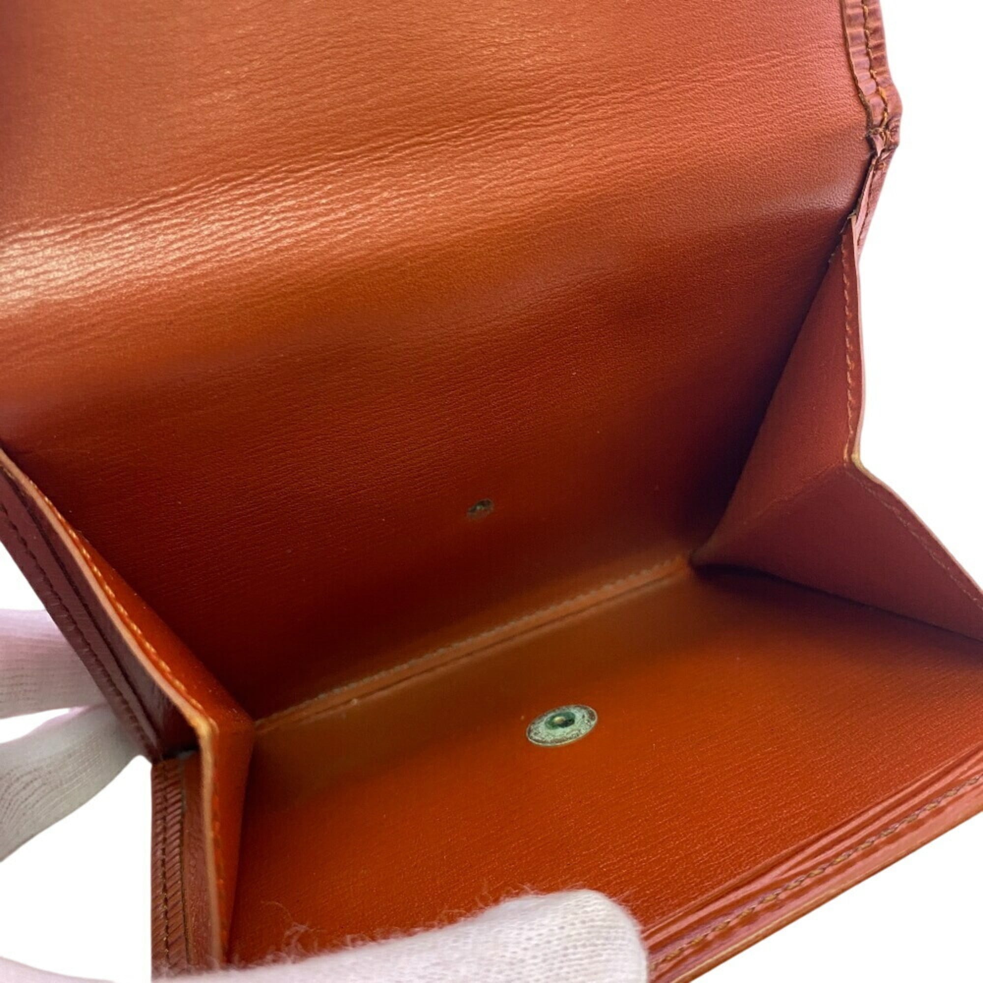 Louis Vuitton Brown Kenyan Brown Leather Wallet (Tri-Fold) (Pre-Owned)