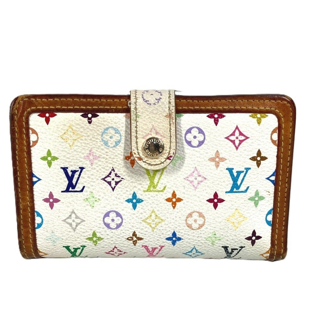 Louis Vuitton Blanc Monogram Multi-Color White Monogram Multicolore Wallet (Bi-Fold) (Pre-Owned)