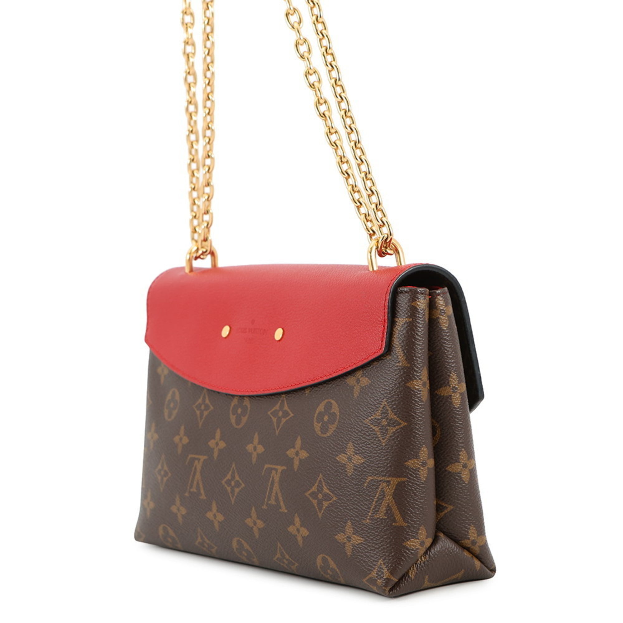 Louis Vuitton Cerise Monogram Leather Shoulder Bag (Pre-Owned)