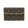 Louis Vuitton Brown Coated Canvas Fanny Pack Pochette (Pre-Owned)
