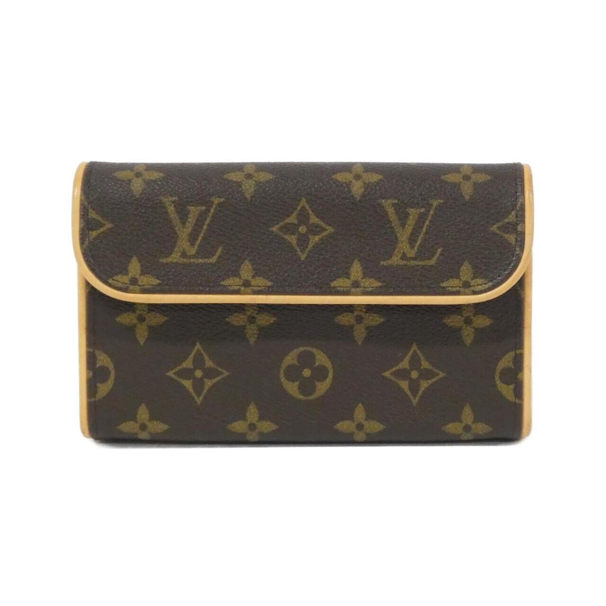 Louis Vuitton Brown Coated Canvas Fanny Pack Pochette (Pre-Owned)