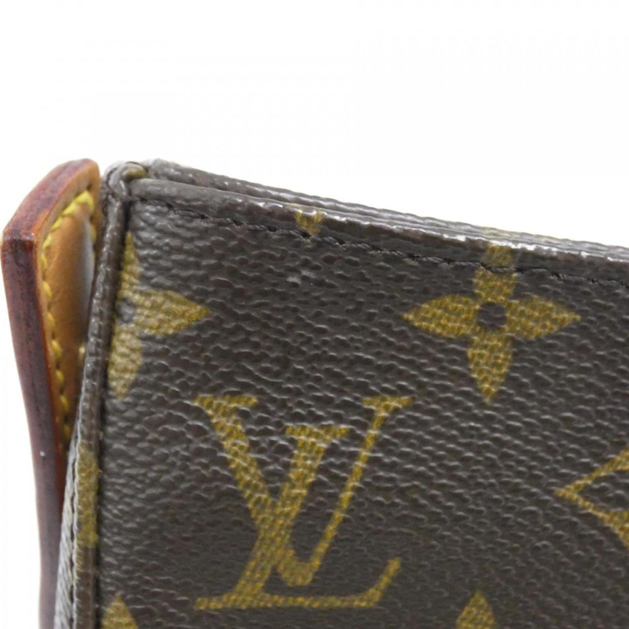 Louis Vuitton Marron Coated Canvas Shoulder Bag (Pre-Owned)