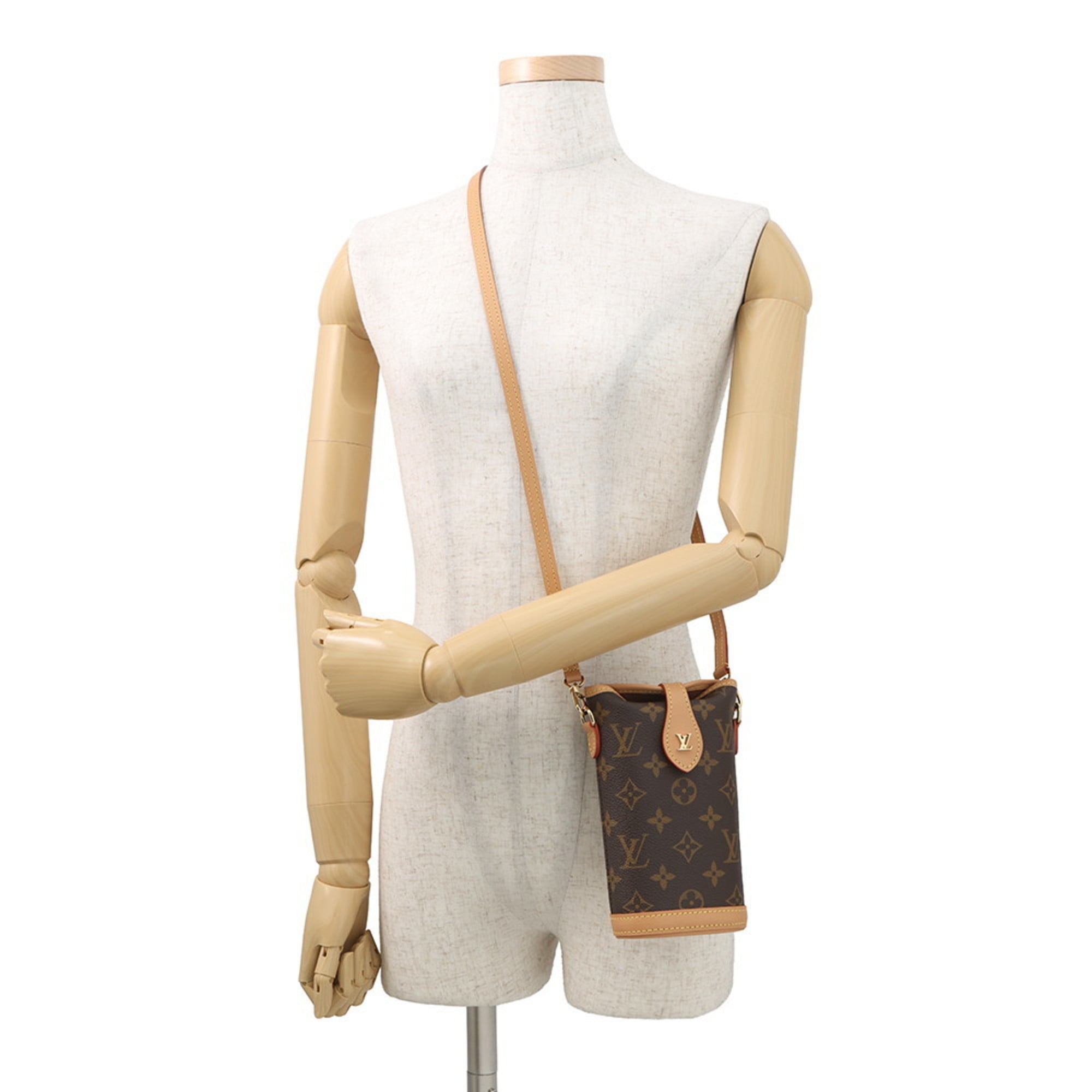 Louis Vuitton Brown Monogram Monogram Pouch Shoulder Bag (Pre-Owned)