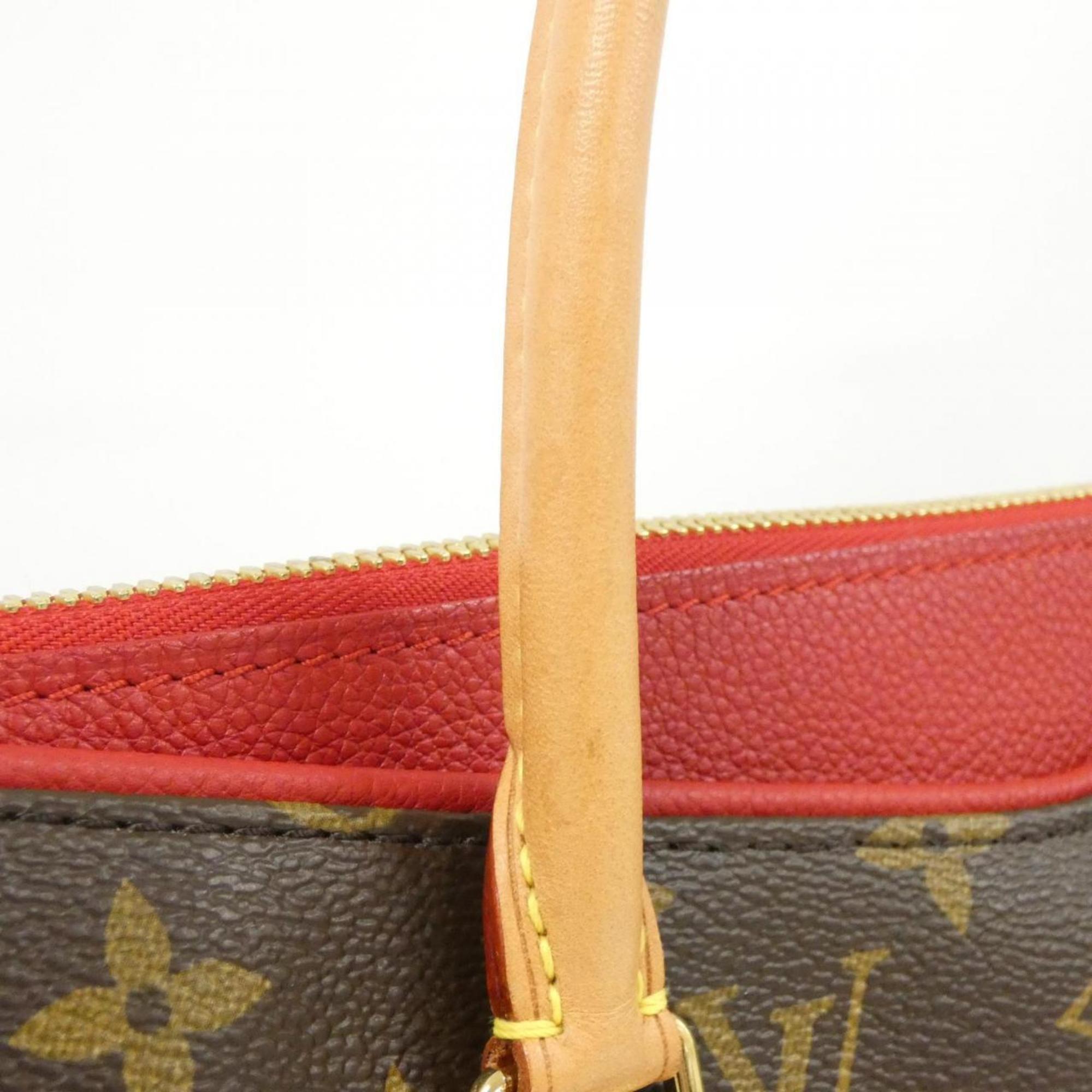 Louis Vuitton Cerise Marron Coated Canvas Handbag (Pre-Owned)