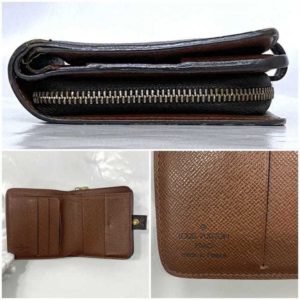 Louis Vuitton Brown Monogram Wallet (Bi-Fold) (Pre-Owned)