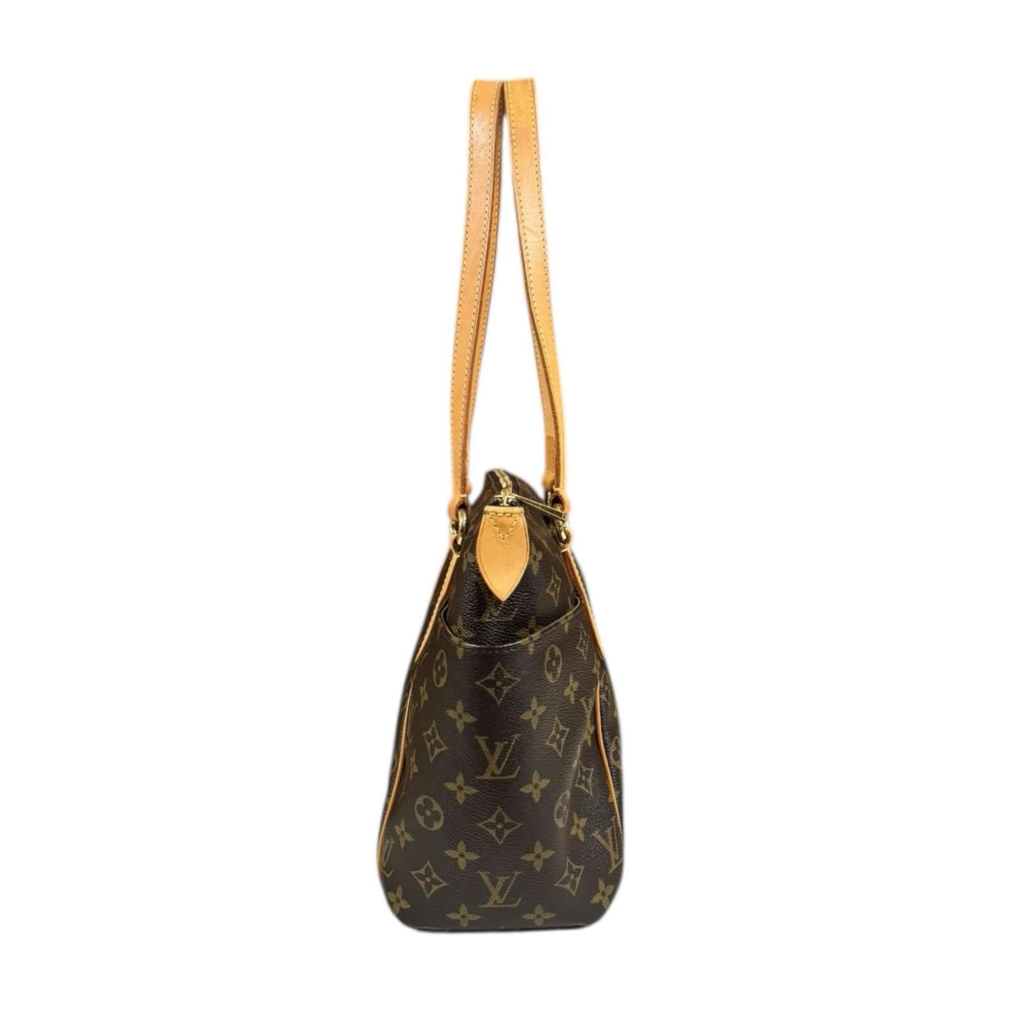 Louis Vuitton Brown Monogram Canvas Tote Bag (Pre-Owned)