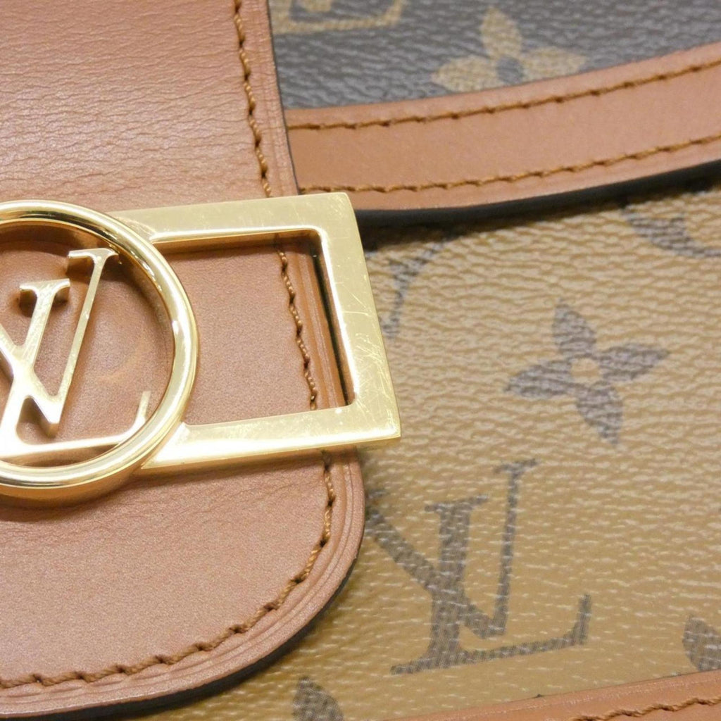Louis Vuitton Brown Coated Canvas Shoulder Bag (Pre-Owned)