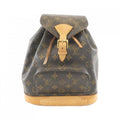 Louis Vuitton Monogram Marron Coated Canvas Backpack (Pre-Owned)