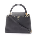 Louis Vuitton Black Noir Leather Handbag (Pre-Owned)