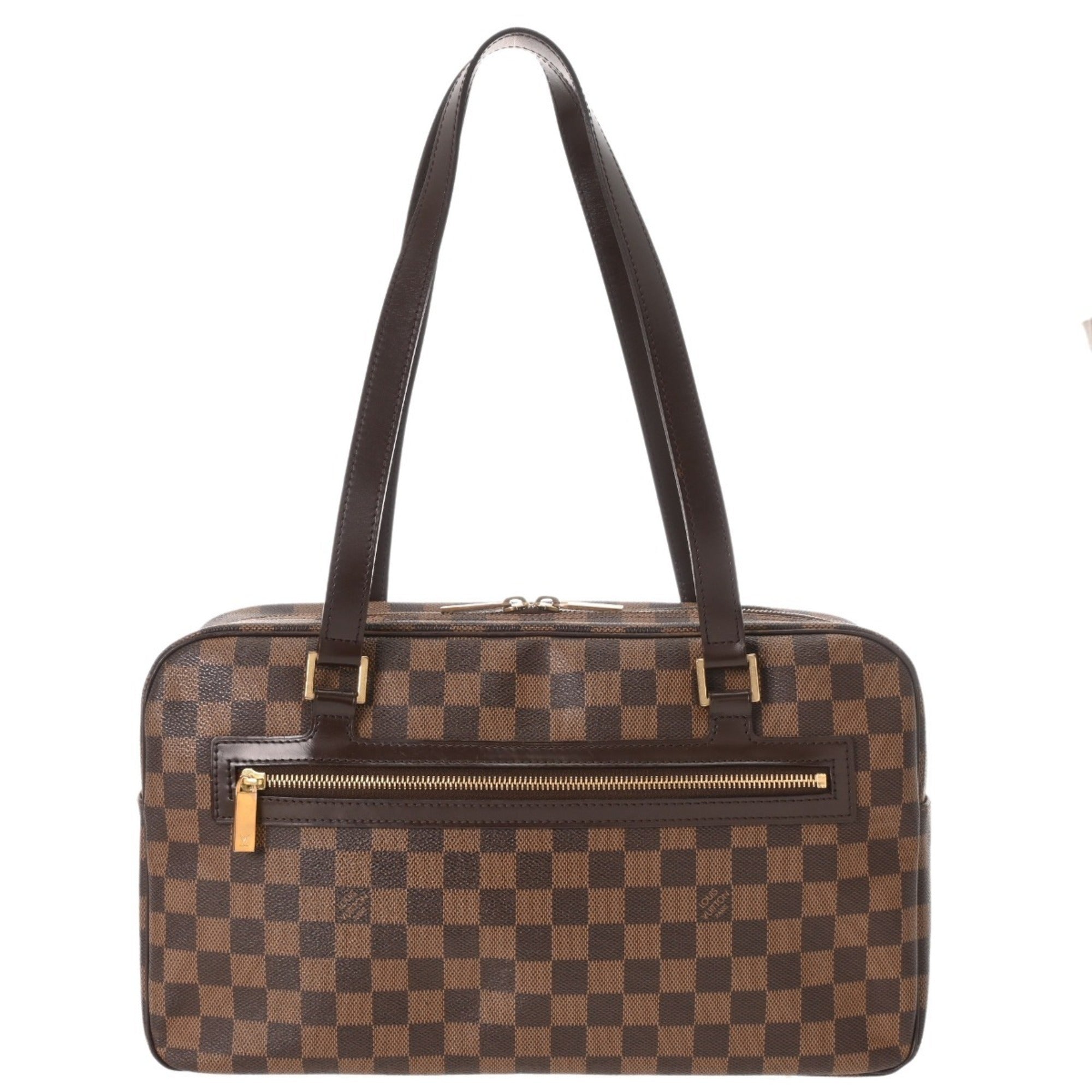 Louis Vuitton Damier Brown Damier Canvas Damier Canvas Shoulder Bag (Pre-Owned)