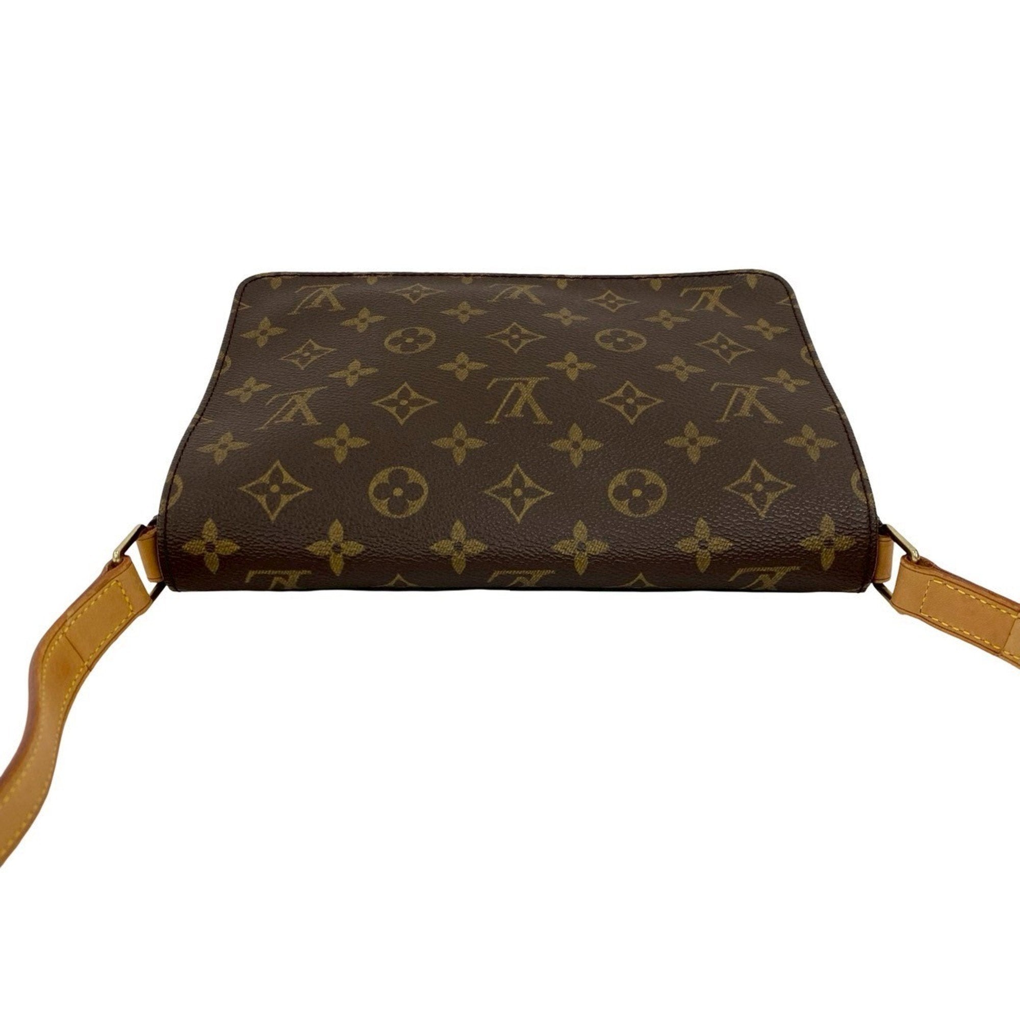 Louis Vuitton Brown Leather Pvc Shoulder Bag (Pre-Owned)