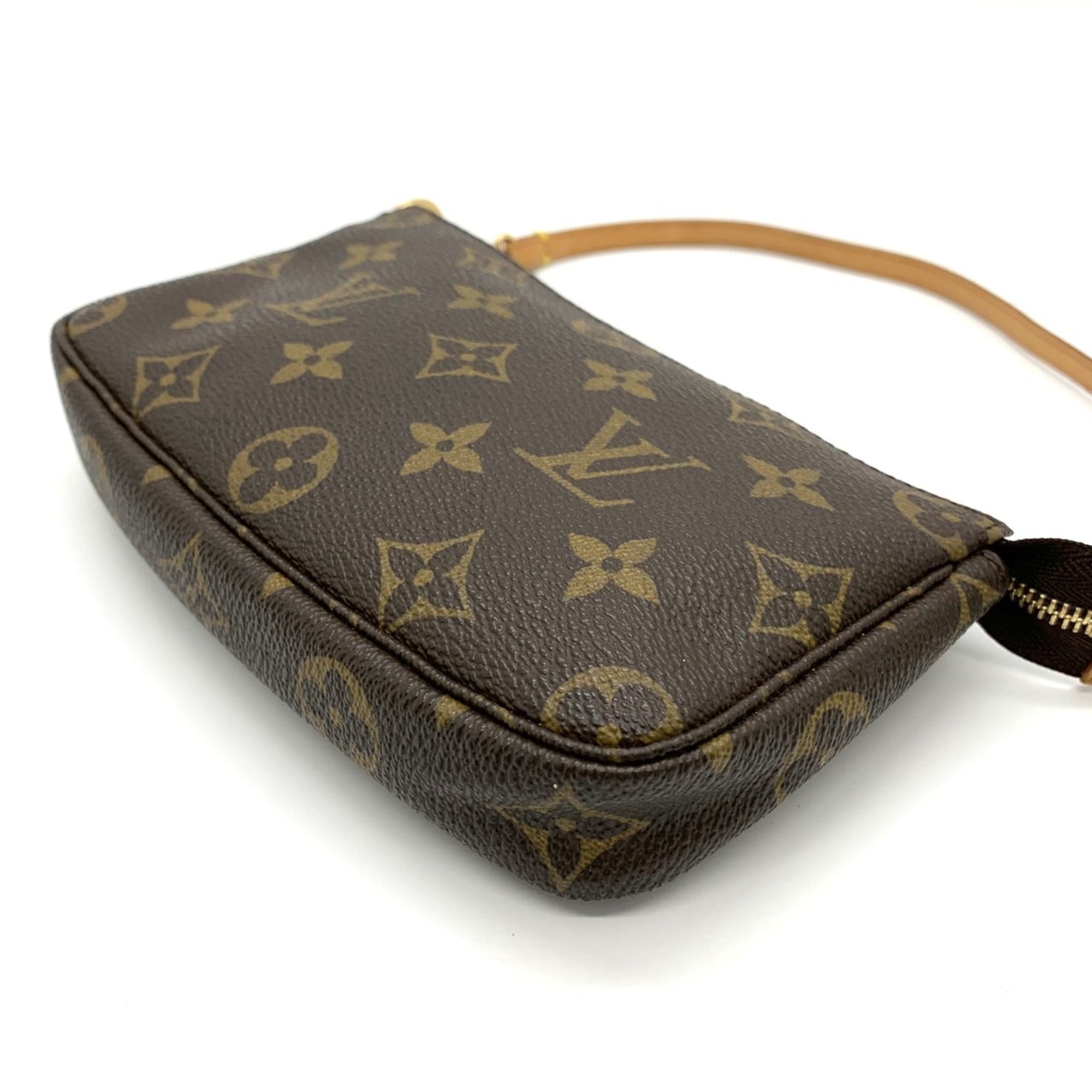 Louis Vuitton Monogram Brown Monogram Pochette Pouch (Pre-Owned)