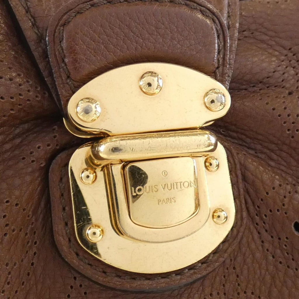 Louis Vuitton Mahina Cognac Leather Shoulder Bag (Pre-Owned)