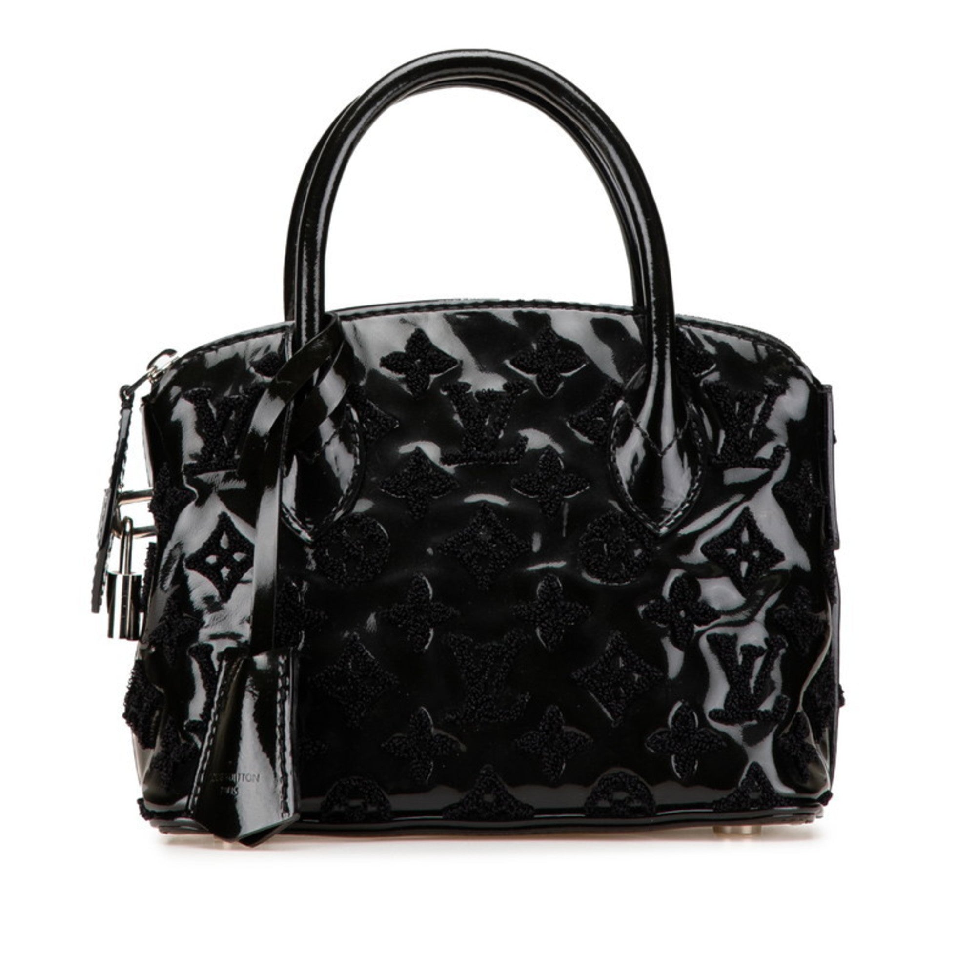 Louis Vuitton Black Noir Patent Leather Handbag (Pre-Owned)