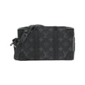 Louis Vuitton Black Coated Canvas Shoulder Bag (Pre-Owned)