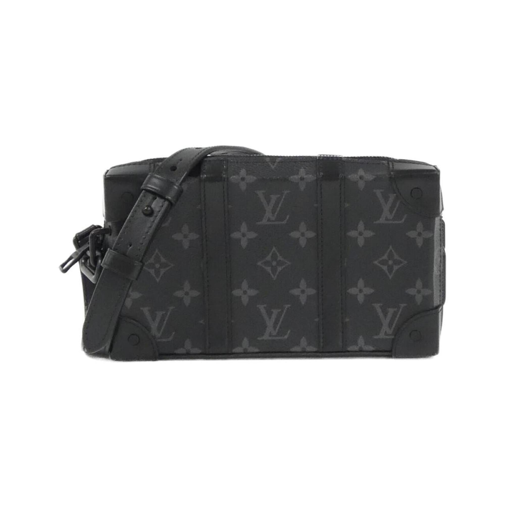 Louis Vuitton Black Coated Canvas Shoulder Bag (Pre-Owned)