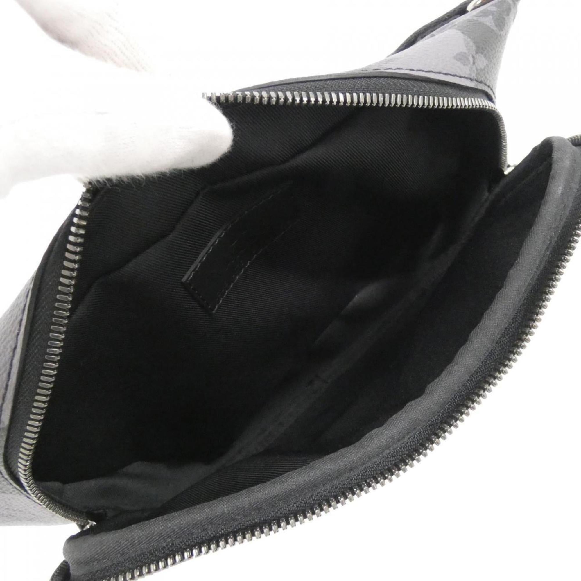 Louis Vuitton Black Coated Canvas Shoulder Bag (Pre-Owned)