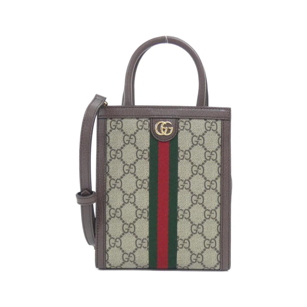 Ophidia Convertible Tote GG Coated Canvas Super Mini