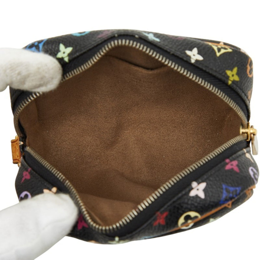 Louis Vuitton Black Multi-Color Pvc Leather Pouch (Pre-Owned)