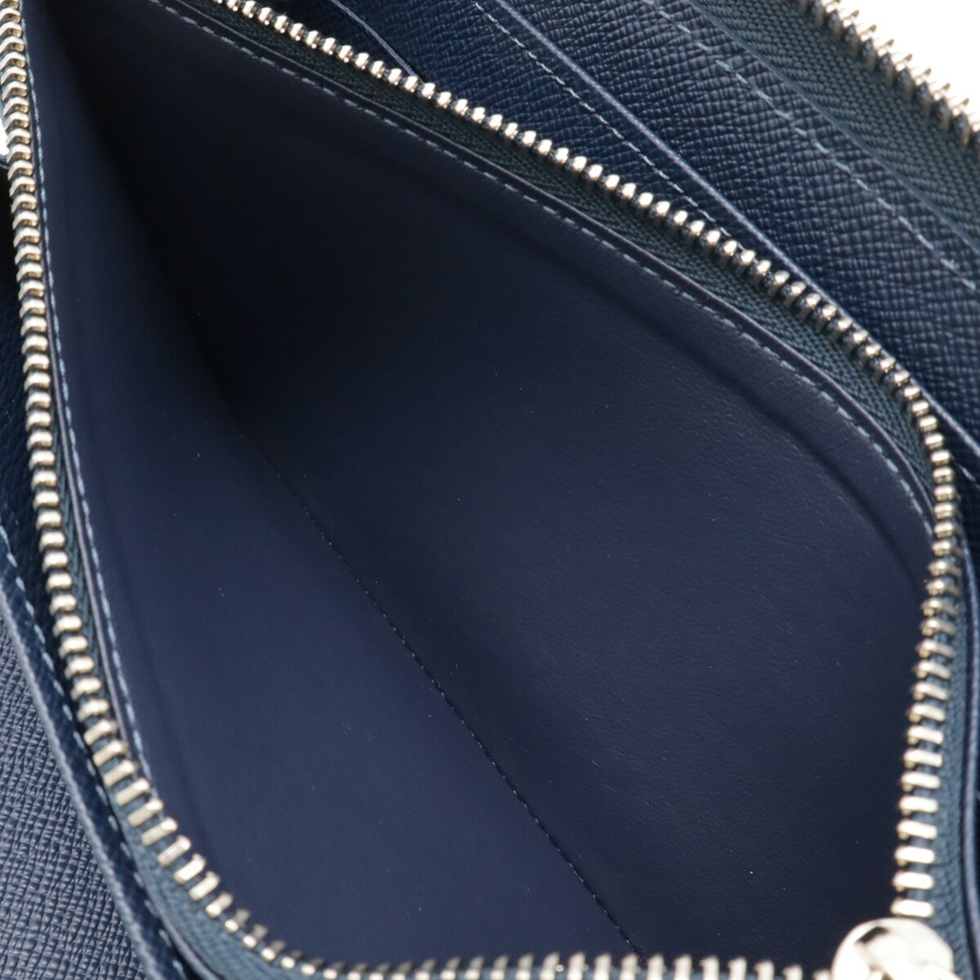 Louis Vuitton Epi Navy Blue Epi Leather Long Wallet (Bi-Fold) (Pre-Owned)
