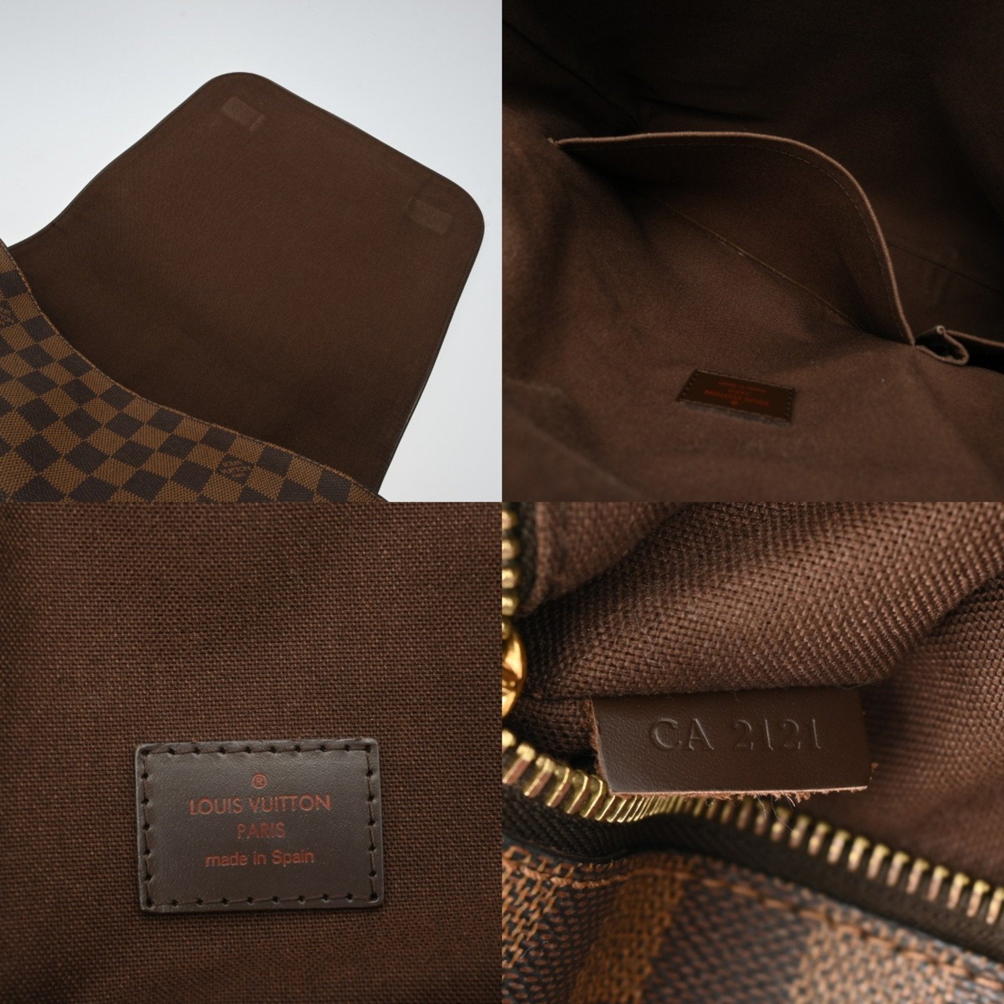 Louis Vuitton Brown Damier Canvas Shoulder Bag (Pre-Owned)