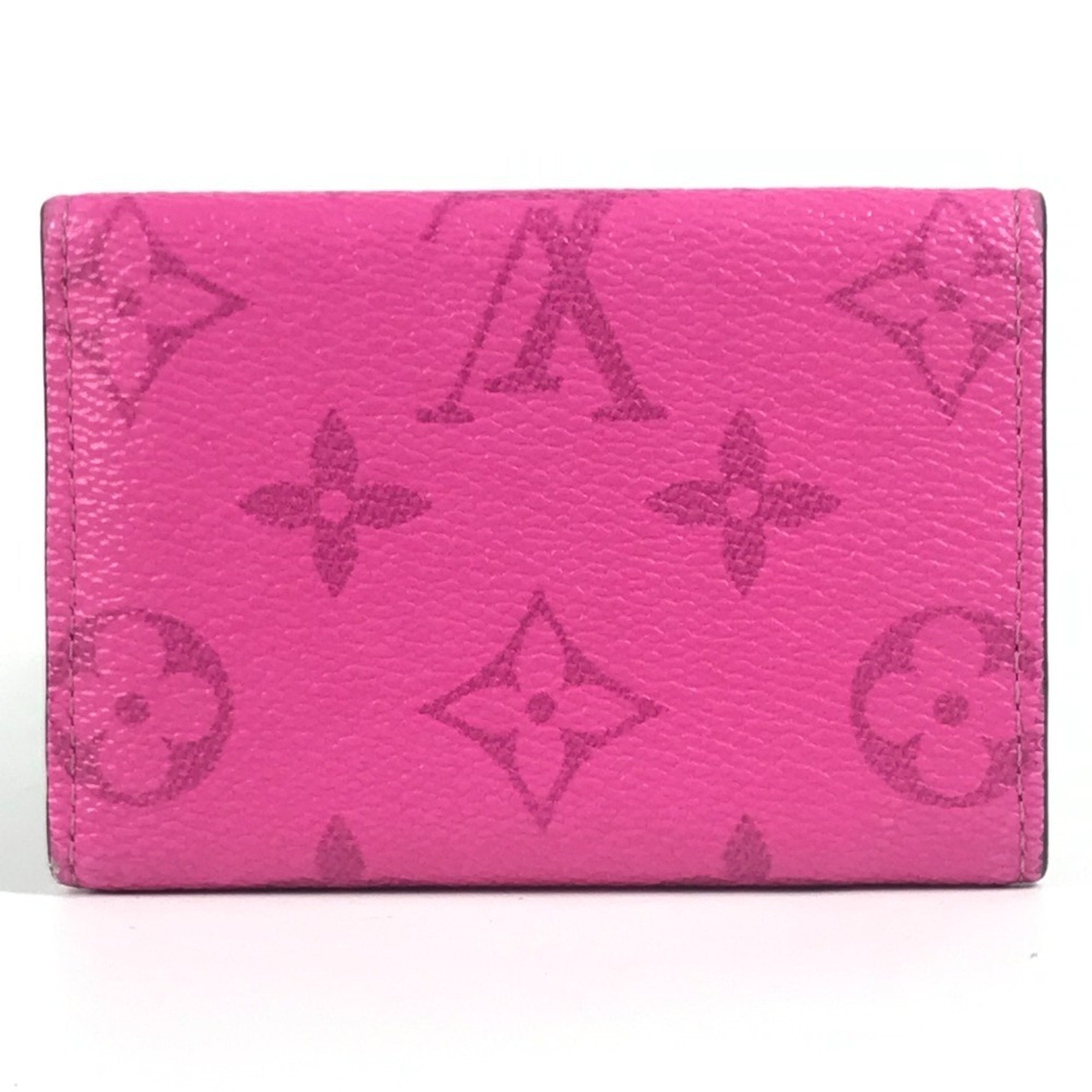 Louis Vuitton Pink Taigarama Wallet (Tri-Fold) (Pre-Owned)