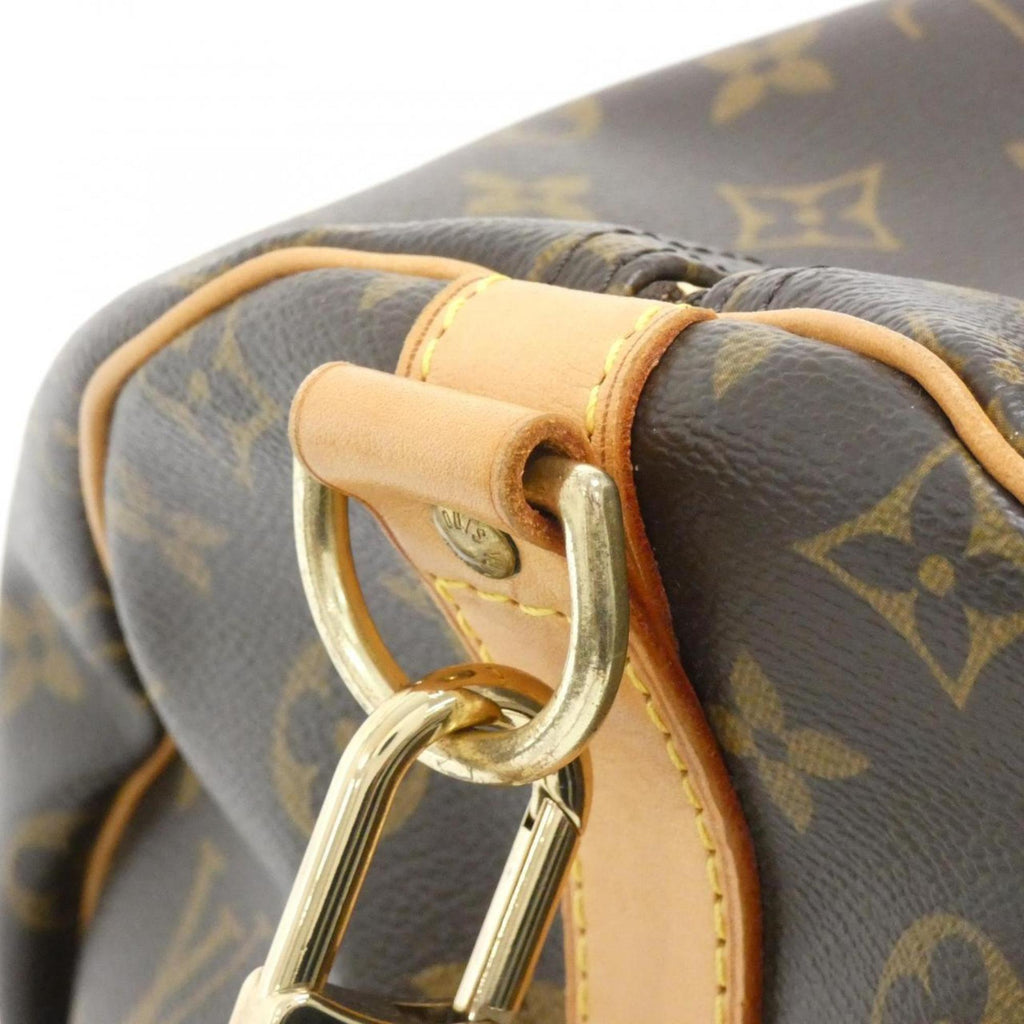 Louis Vuitton Marron Coated Canvas Boston Bag (Pre-Owned)