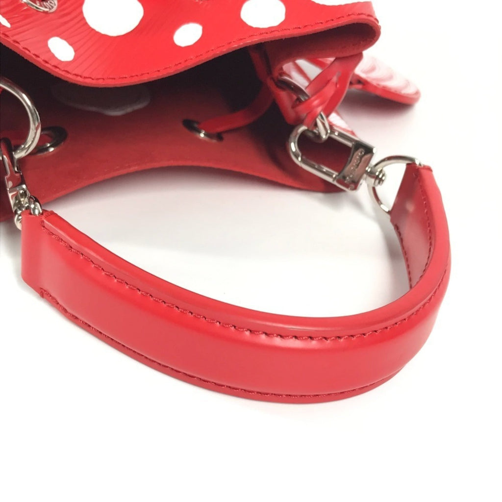 Louis Vuitton Red Color White Epi Leather Handbag Shoulder Bag (Pre-Owned)