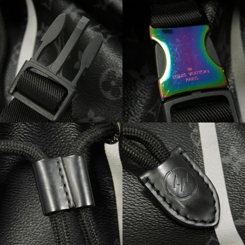 Louis Vuitton Monogram Eclipse Black Noir Monogram Eclipse Backpack (Pre-Owned)