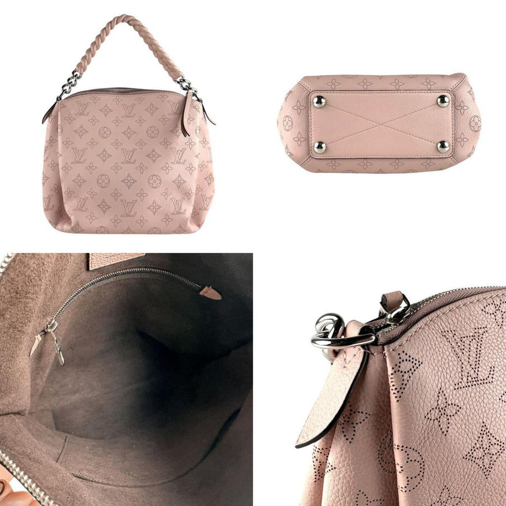 Louis Vuitton Magnolia Mahina Leather Handbag Shoulder Bag (Pre-Owned)