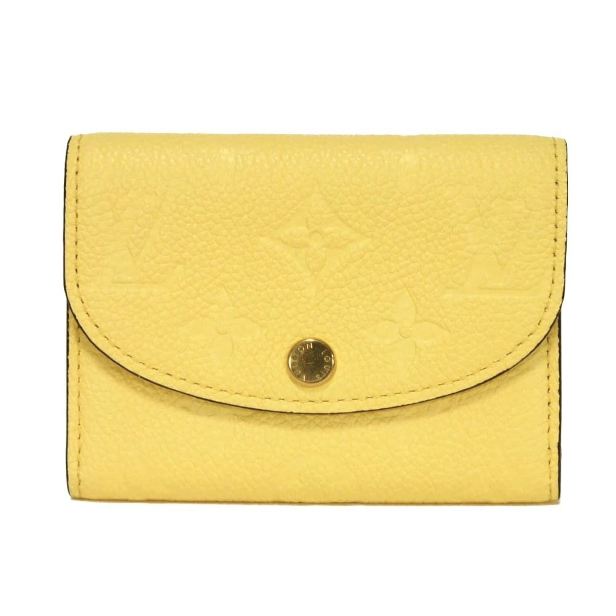 Louis Vuitton Jaune Monogram Yellow Monogram Empreinte Leather Wallet (Bi-Fold) (Pre-Owned)