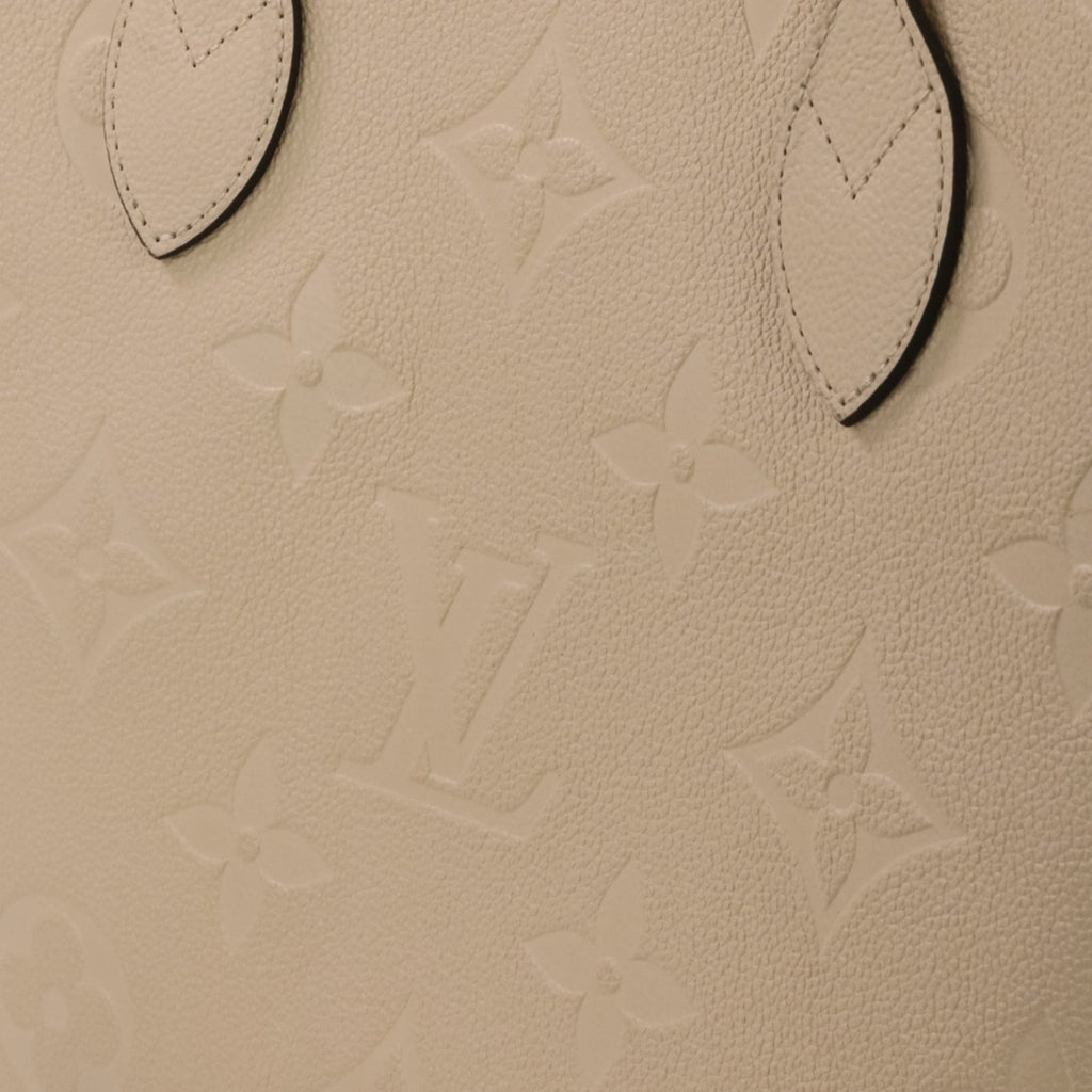 Louis Vuitton Cream Monogram Empreinte Tote Bag (Pre-Owned)