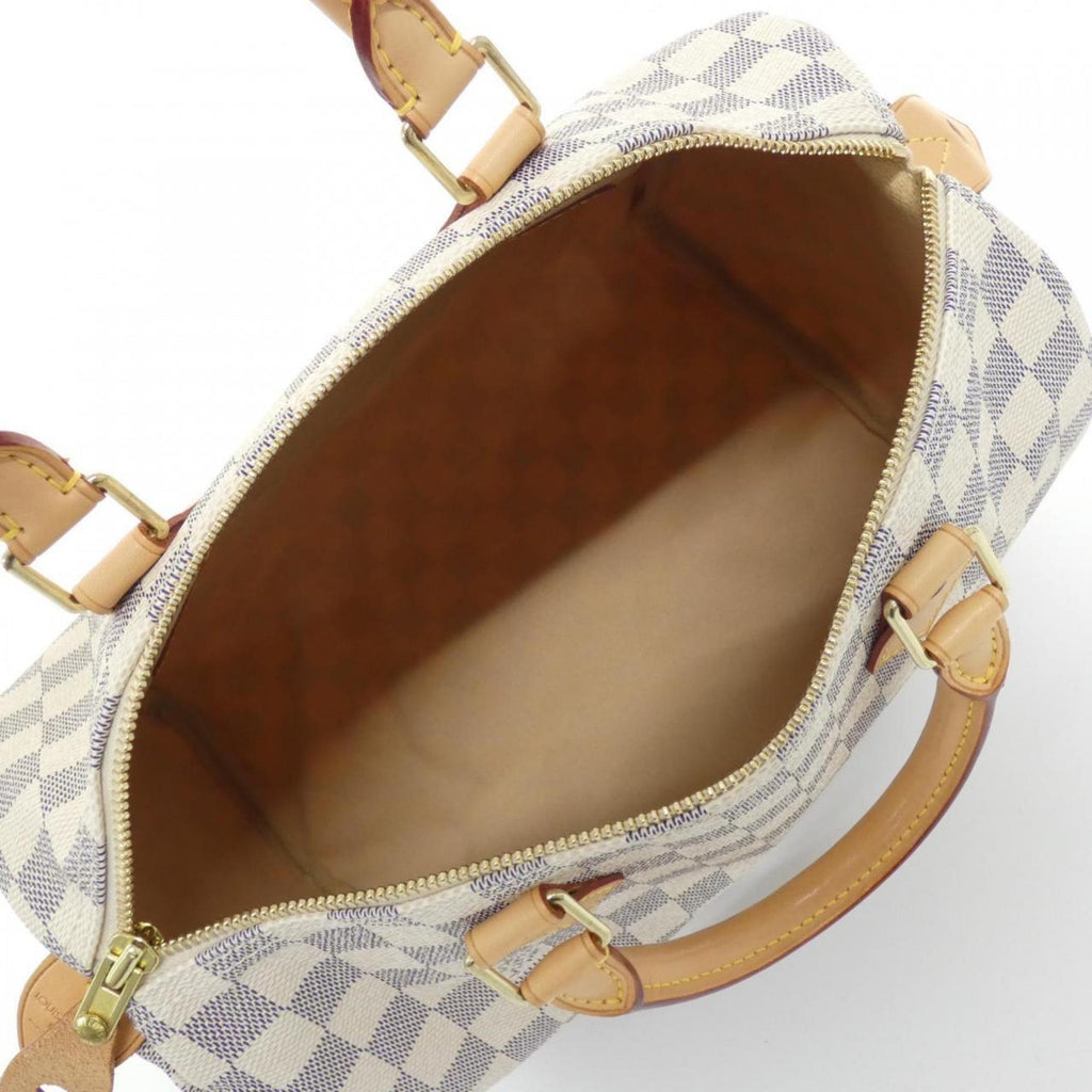 Louis Vuitton Azur Coated Canvas Boston Bag (Pre-Owned)