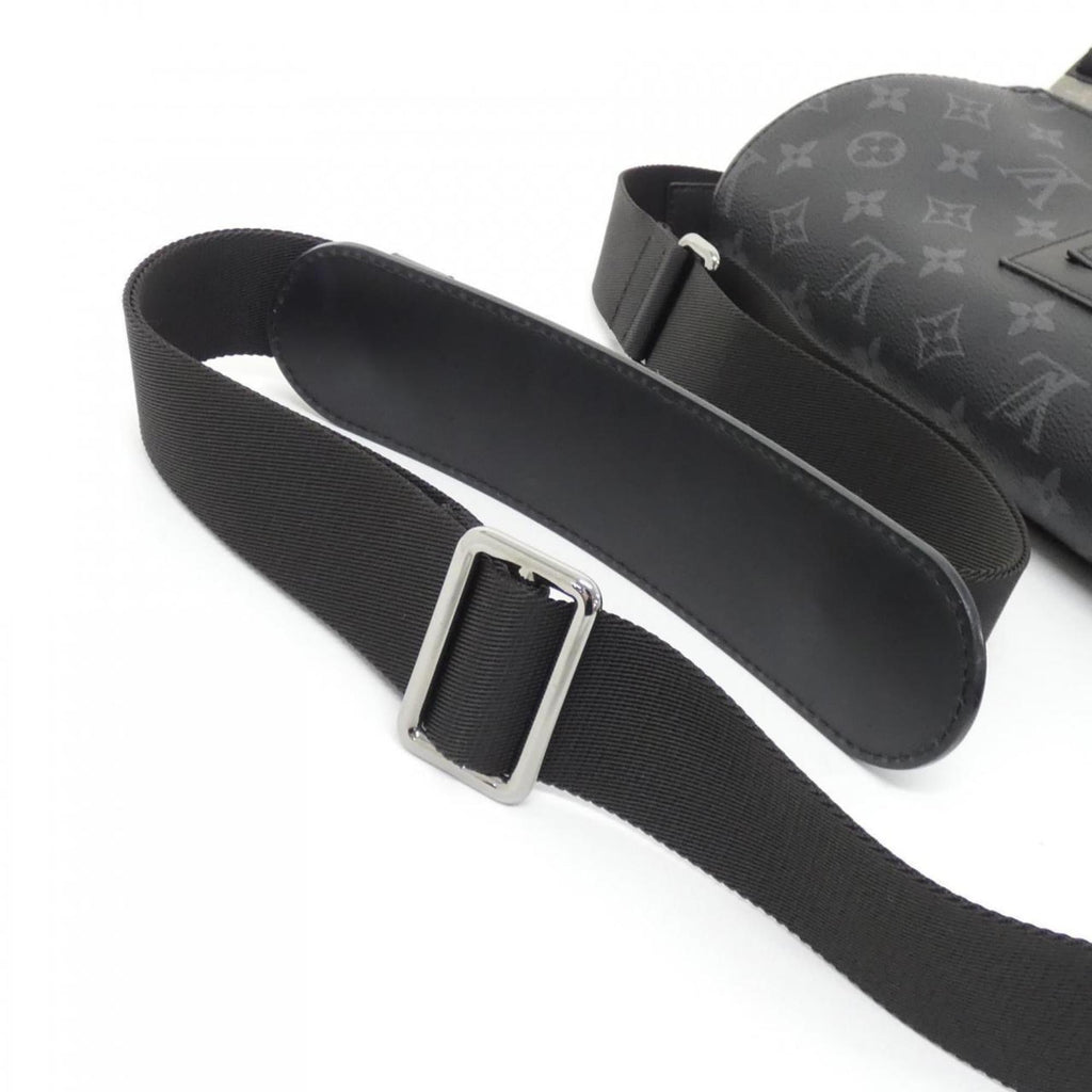 Louis Vuitton Black Coated Canvas Shoulder Bag (Pre-Owned)