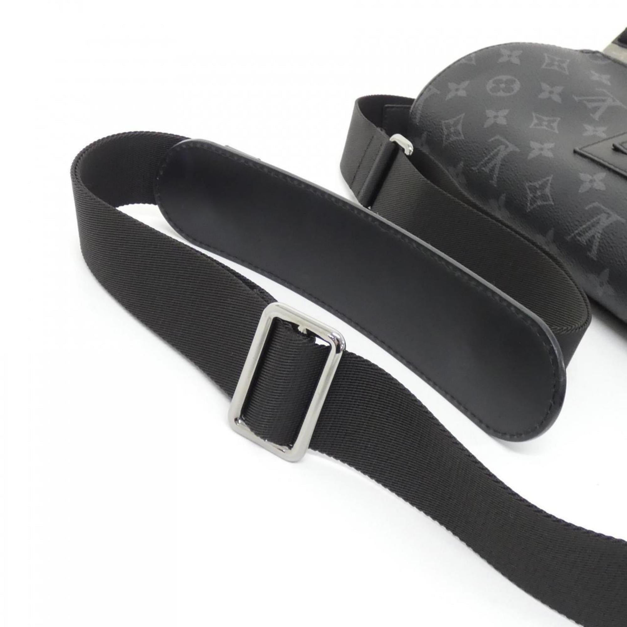 Louis Vuitton Black Coated Canvas Shoulder Bag (Pre-Owned)