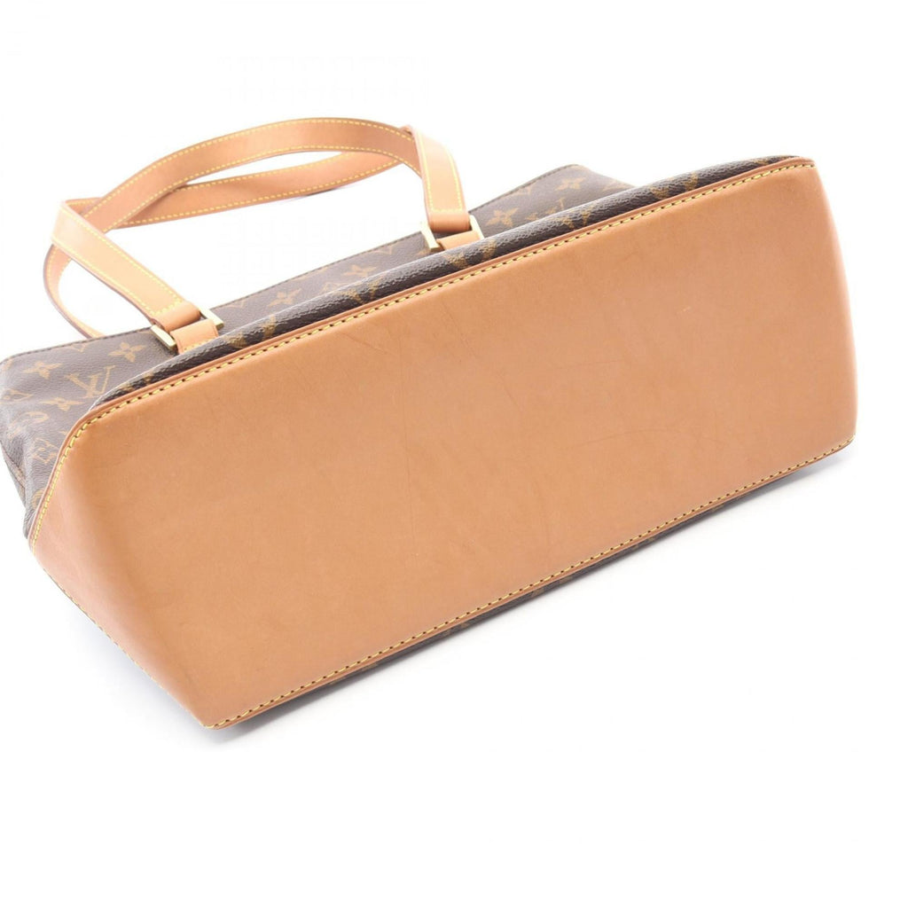 Louis Vuitton Brown Monogram Coated Canvas Leather Shoulder Bag (Pre-Owned)