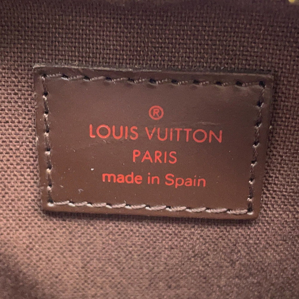 Louis Vuitton Brown Damier Canvas Ebene Damier Canvas Pouch Shoulder Bag Sling Bag (Pre-Owned)