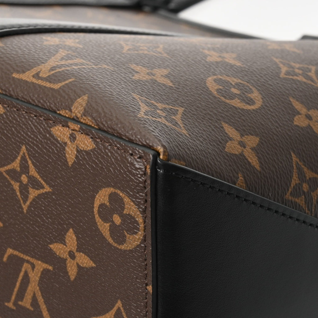 Louis Vuitton Monogram Macassar Brown Monogram Macassar Noir Tote Bag (Pre-Owned)