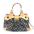 Louis Vuitton Black Multi-Color Noir Monogram Multicolore Canvas Shoulder Bag Tote Bag (Pre-Owned)