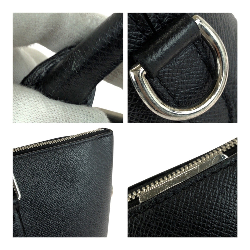 Louis Vuitton Black Taiga Leather Briefcase (Pre-Owned)