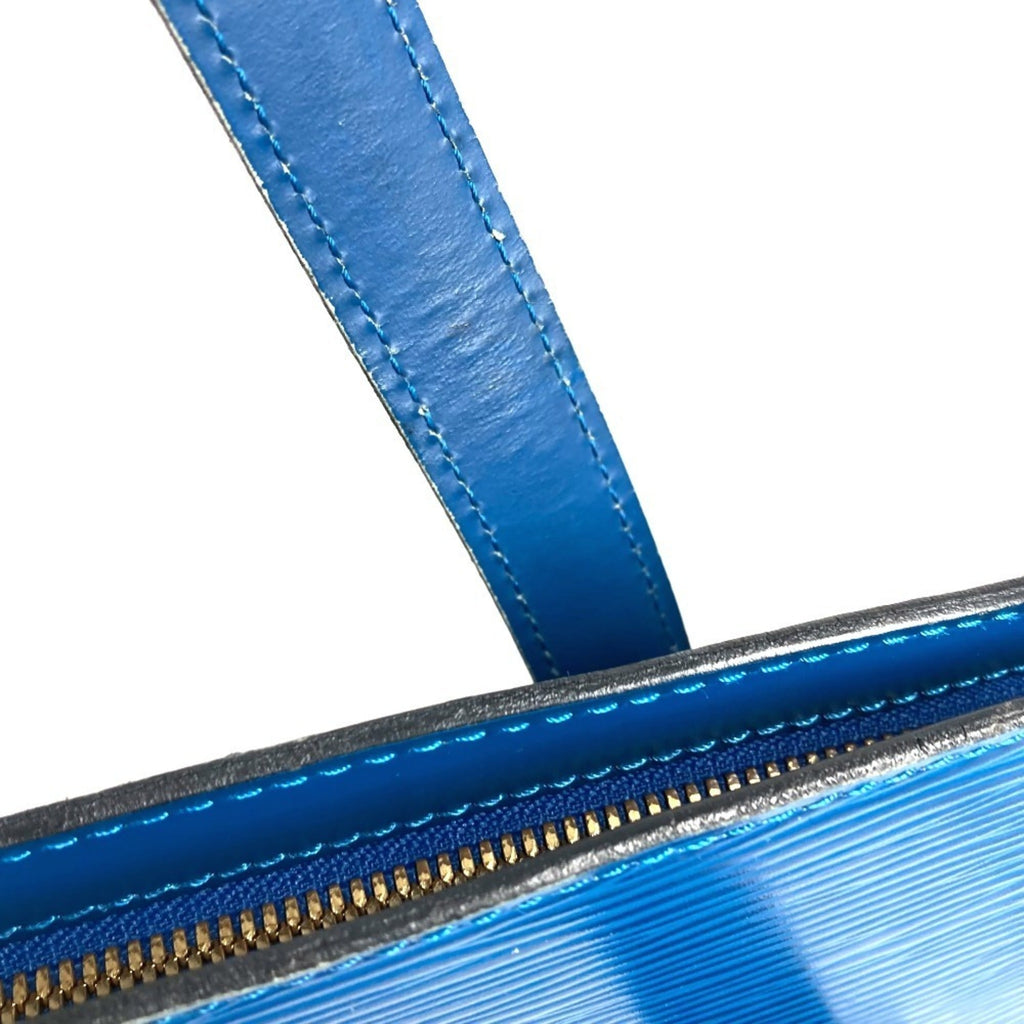 Louis Vuitton Blue Toledo Blue Epi Leather Shoulder Bag Tote Bag (Pre-Owned)