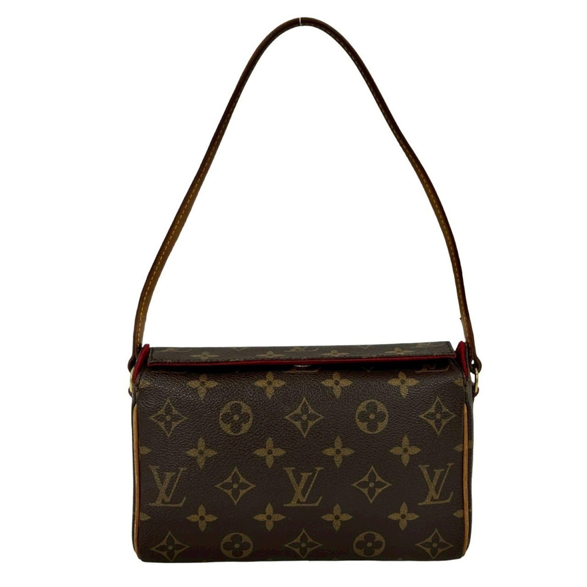 Louis Vuitton Brown Leather Pvc Shoulder Bag (Pre-Owned)