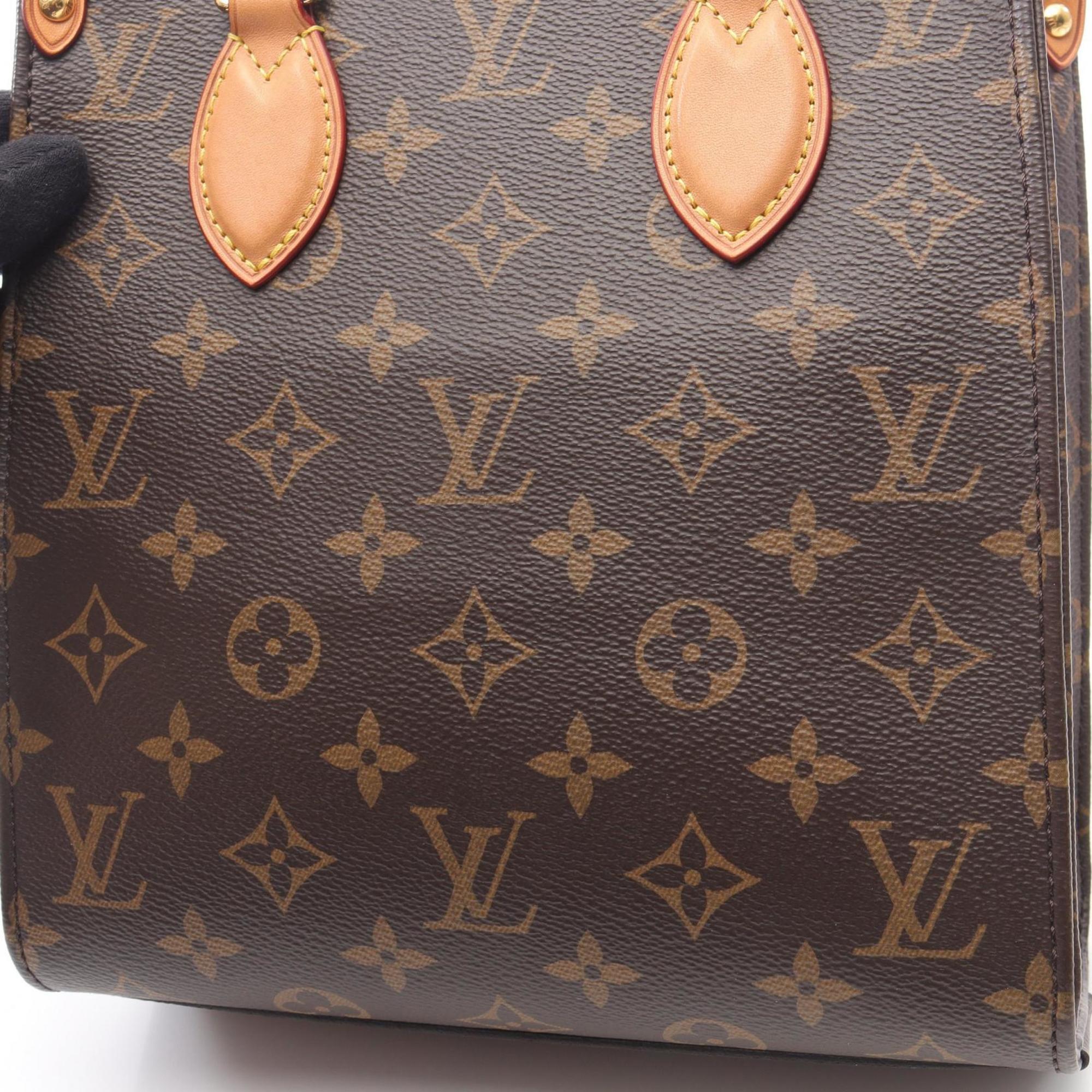 Louis Vuitton Brown Monogram Monogram Leather Handbag (Pre-Owned)
