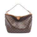 Louis Vuitton Brown Monogram Coated Canvas Leather Shoulder Bag (Pre-Owned)