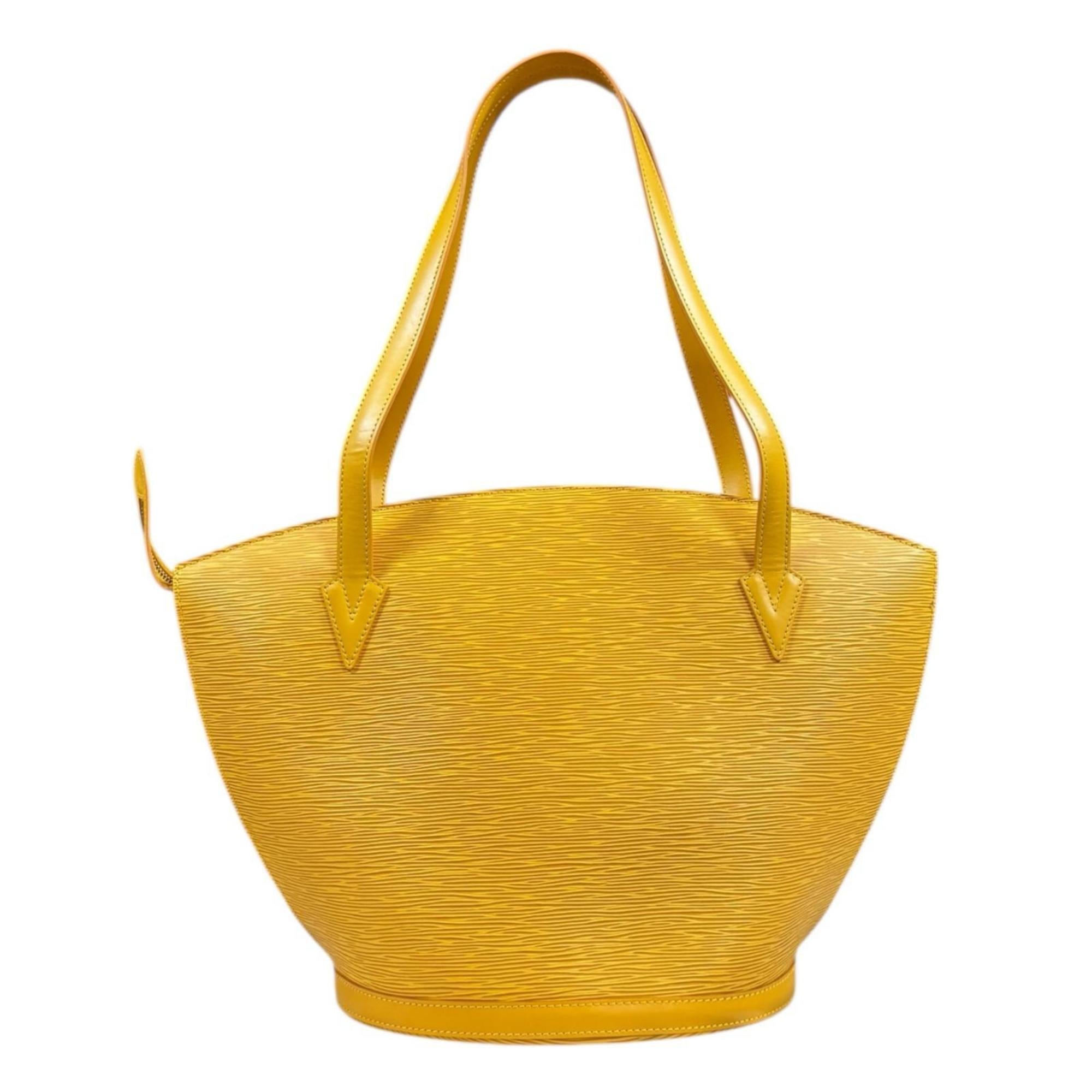 Louis Vuitton Epi Yellow Epi Leather Shoulder Bag (Pre-Owned)