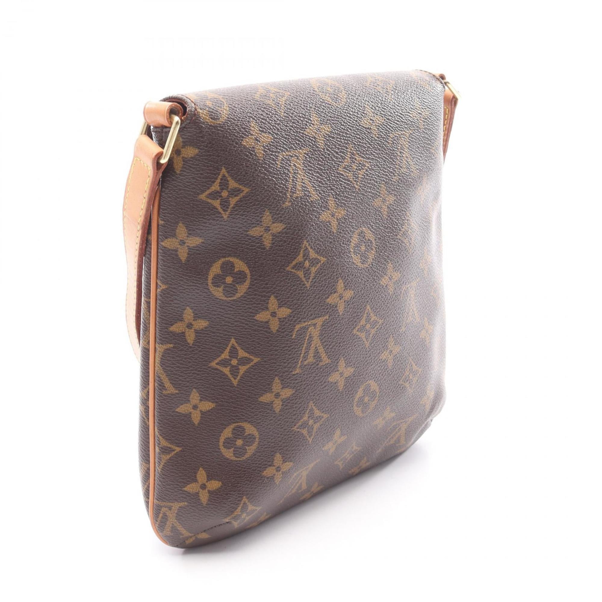 Louis Vuitton Brown Coated Canvas Pvc Monogram Leather Shoulder Bag (Pre-Owned)