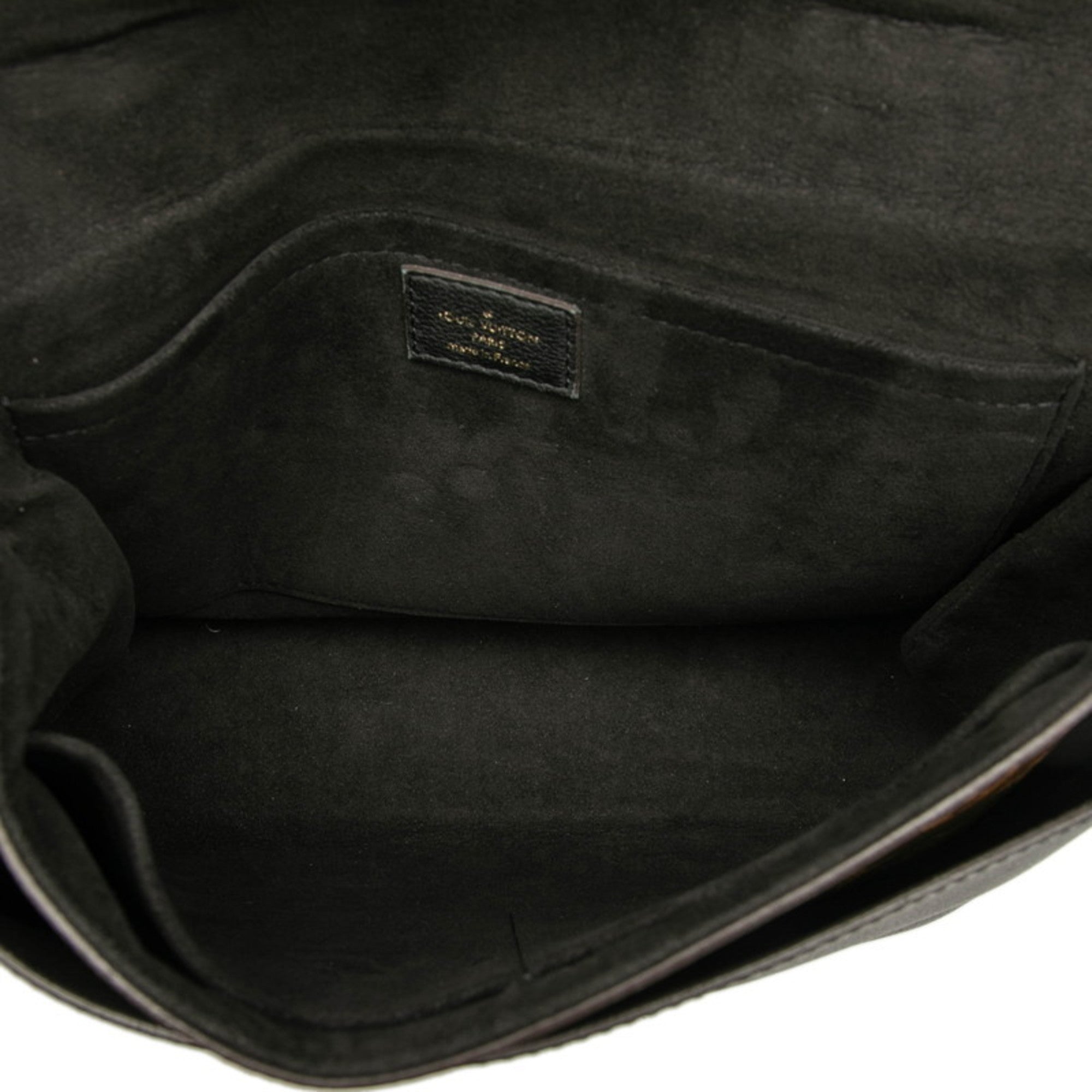 Louis Vuitton Black Brown Pvc Leather Handbag Shoulder Bag (Pre-Owned)