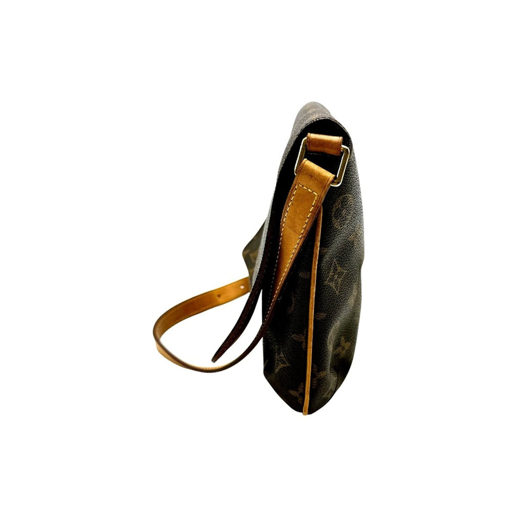 Louis Vuitton Brown Monogram Canvas Shoulder Bag (Pre-Owned)